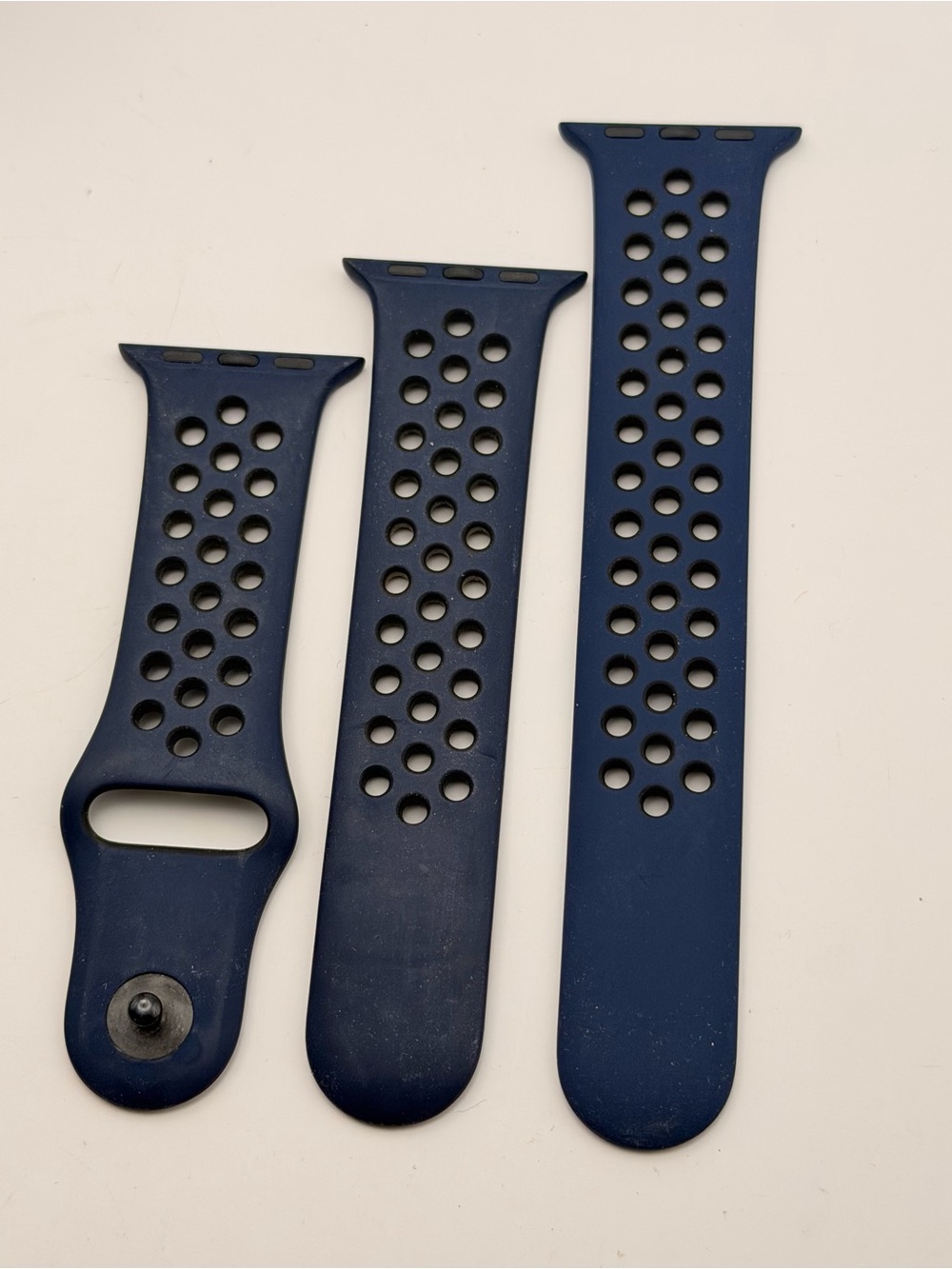 Nike Apple Watch Band, Limited, Blue & Black, 38/40/41mm, S/M & M/L, used